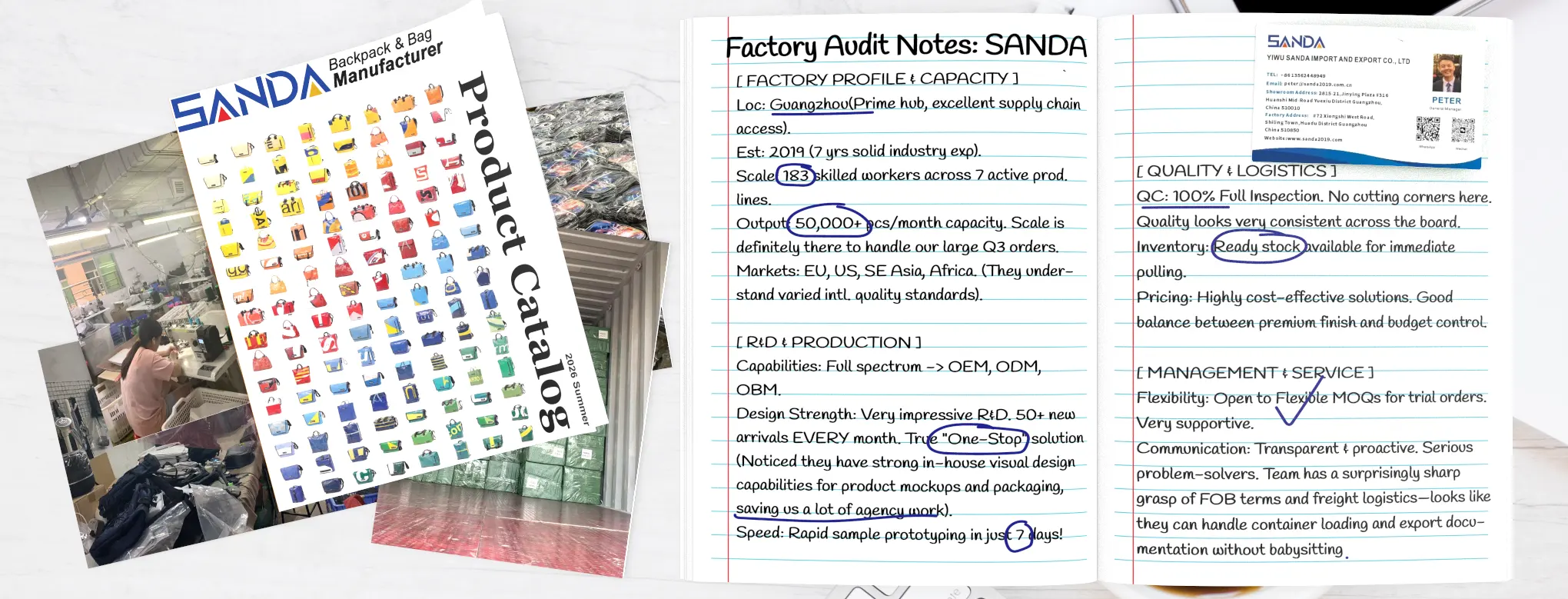 SANDA Factory Overview